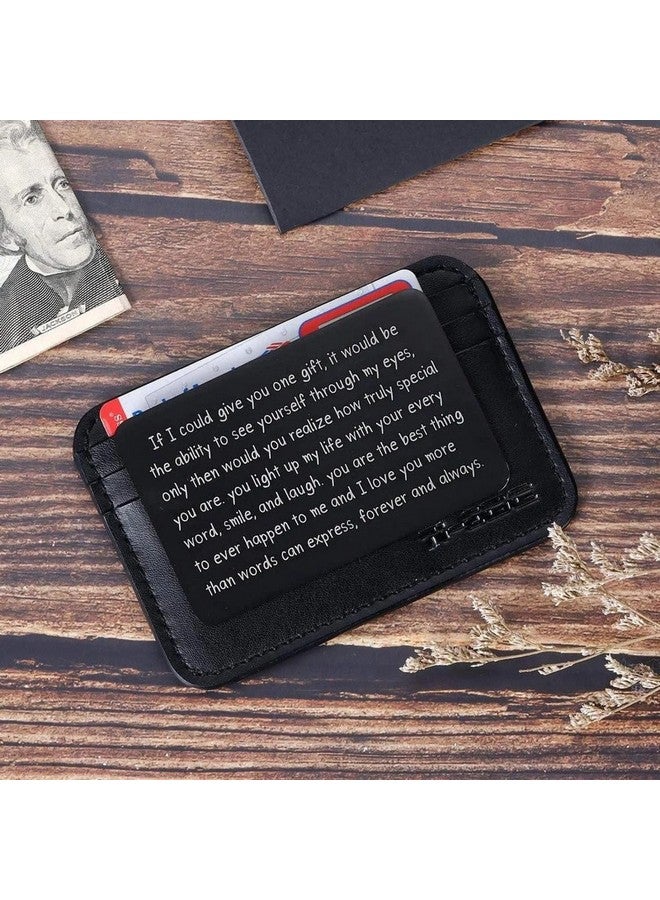 Fairus Wallet Card - CUSTOMIZED - Your Message for Memories or Reminder Best Keepsake For Husband Wallet - Sturdy Card - Image 4