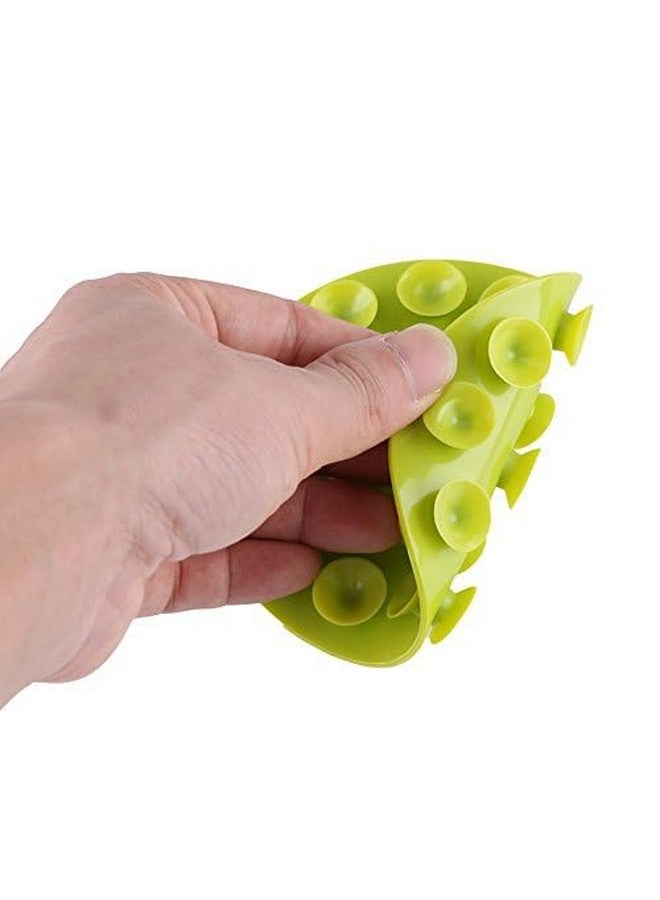 GLOGLOW (Pack of 2) Creative Children's Tableware Sucker Baby Kids Magic Suction Mat Portable Double-Sided Suckers Anti-Slip Plate Bowl Cutlery Placemat(Orange) - Image 2