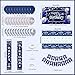 Nigifter Blue Birthday Decorations 37 PCS Blue and Silver Party Decorations for Men Boys Women Girls Happy Birthday Backdrop Banner Tablecloth Party Supplies Confetti Balloons Arch - Image 4