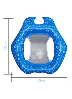 General Inflatable water manta ray floating chair luminous U-shaped sofa back reclining chair floating bed floating seat ring floating row  - Image 5