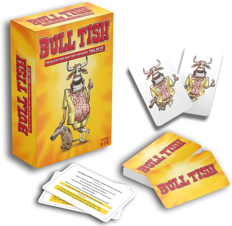 TDC Games Bull Tish The Fun Trivia Card Game Adult Party Games Fun Pop Culture Categories Travel Game Game Nights Witty Trivia Question Cards - Image 4