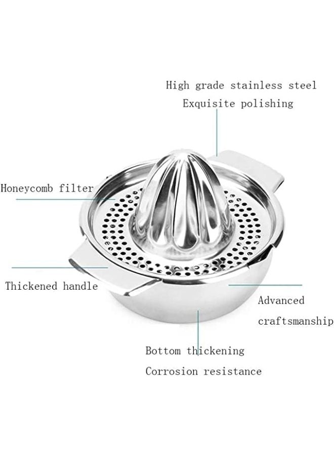 Stainless Steel Lemon Squeezer, Juicer with Bowl Container for Oranges Lemons Fruit Home Made Juice in Kitchen - pzsku/ZA6BB39BF4CA1B43EBC98Z/45/_/1720102453/13c21ec5-089f-45d9-8885-20aeec1f2be1