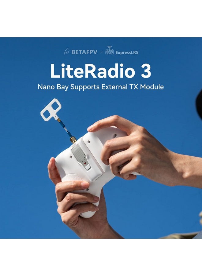 Literadio 3 Rc Radio Transmitter With Nano Module Bay For External Tx Module Support Simulator Joystick Calibration Firmware Update For Rc Models Multirotor Airplane Drone Frsky Mode 2
