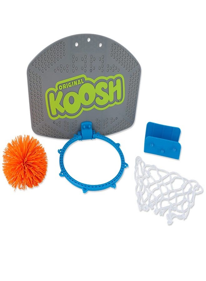Koosh Hoops -- Basketball Game for The Ball That's Easy to Catch and Hard to Put Down -- Fidget Toy -- Ages 6+, Multi - Image 4