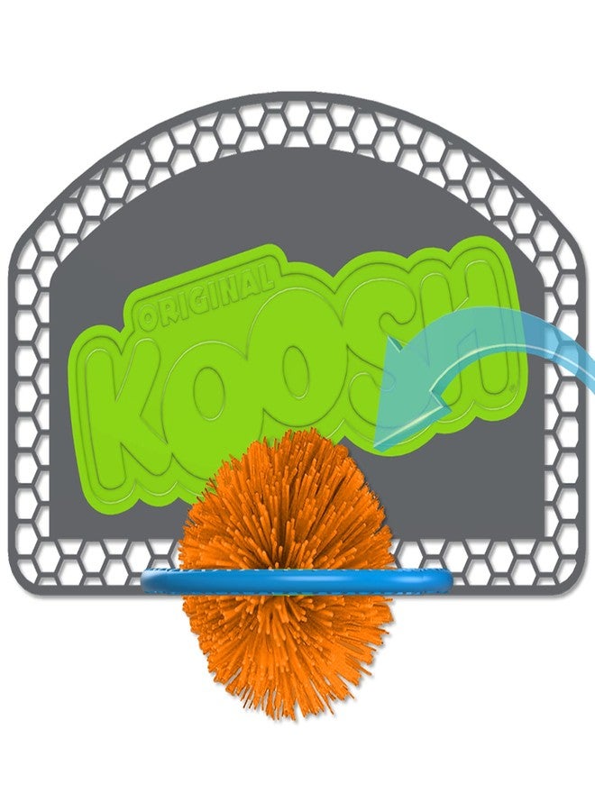 Koosh Hoops -- Basketball Game for The Ball That's Easy to Catch and Hard to Put Down -- Fidget Toy -- Ages 6+, Multi - Image 3