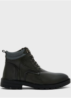 Casual Laced Boots
