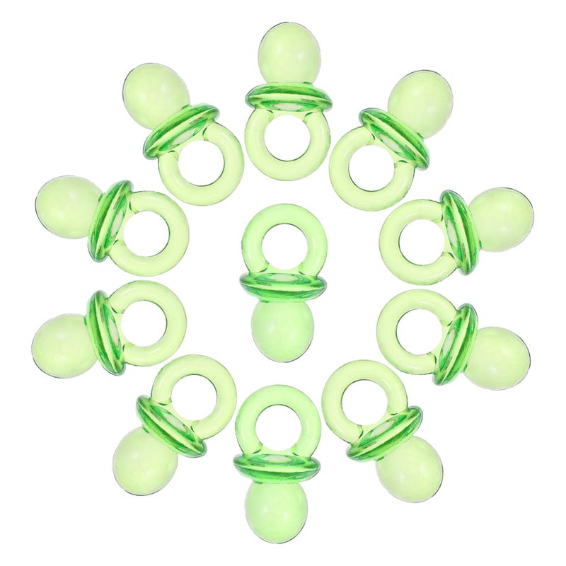 Miniature Pacifiers Baby Shower Favors 100pcs Acrylic DIY Supplies For Boys And Girls - Image 2