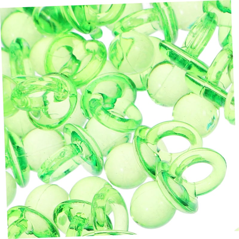 Miniature Pacifiers Baby Shower Favors 100pcs Acrylic DIY Supplies For Boys And Girls - Image 4