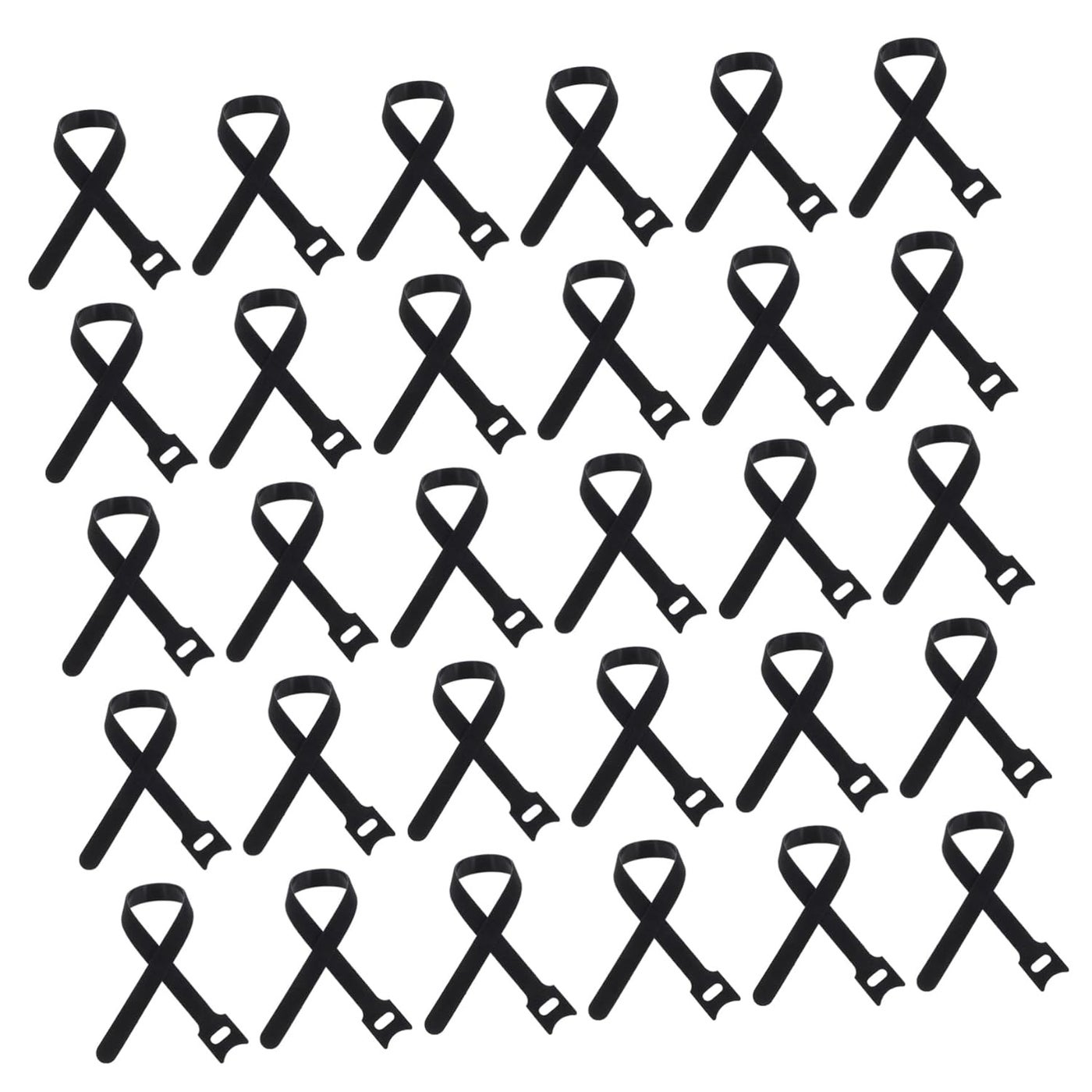 Black Heavy Duty Reusable Cable Ties 100pcs Cord Management Organizers Practical Zip Ties