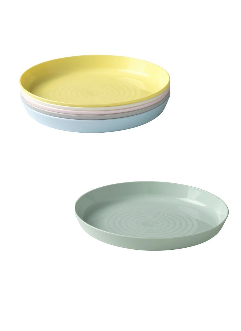 Kalas Children's Plate Set, Mixed Colours, 19 cm (Pack of 6)  - Image 1