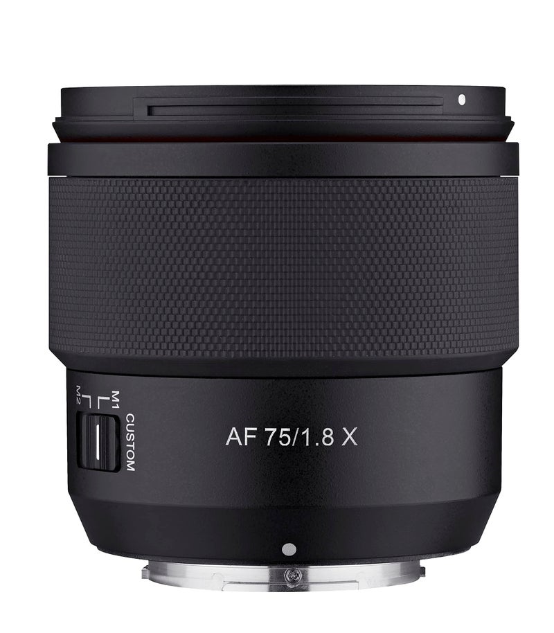 Samyang AF 75mm F1.8 Compact Telephoto Auto Focus Lens for Fujifilm X - APS-C Mirrorless, Weather-Sealed, Quiet STM AF, Custom Switch with Preset Aperture, Smooth Bokeh, Lightweight - Image 2