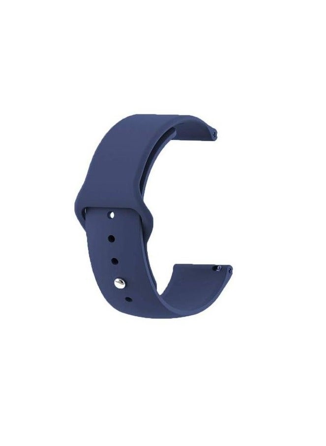 حزام سيليكون 22 مم متوافق مع حزام 22 مم متوافق مع Xiaomi Redmi Watch 5 Active / Redmi Watch 5 Lite، - (حزام فقط) أحزمة سوار ذكية.. أزرق