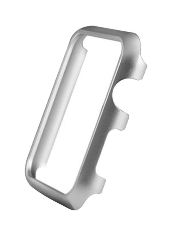 NIBEMINENT Protective Frame Bumper Case Cover For Apple Watch 1/2/3 42mm Silver  - Image 1