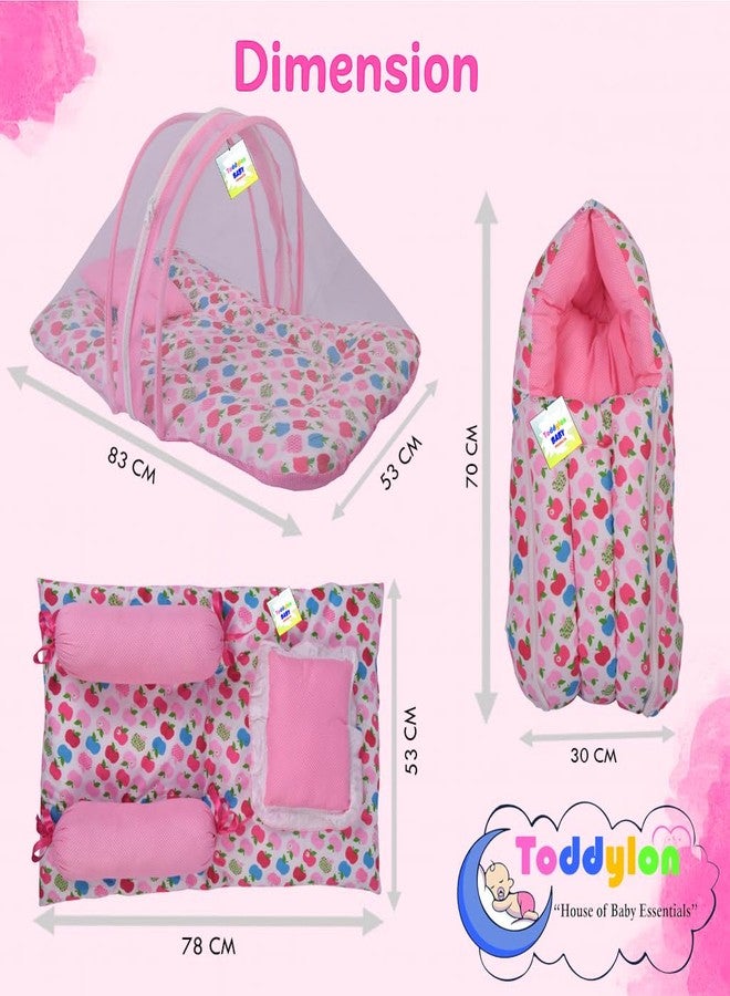 Toddylon طقم مفروشات توديلون للأطفال حديثي الولادة، يشمل ناموسية وحقيبة حمل وملاءات، مجموعة أساسية (من 0 إلى 6 أشهر) (4 قطع) - Image 2