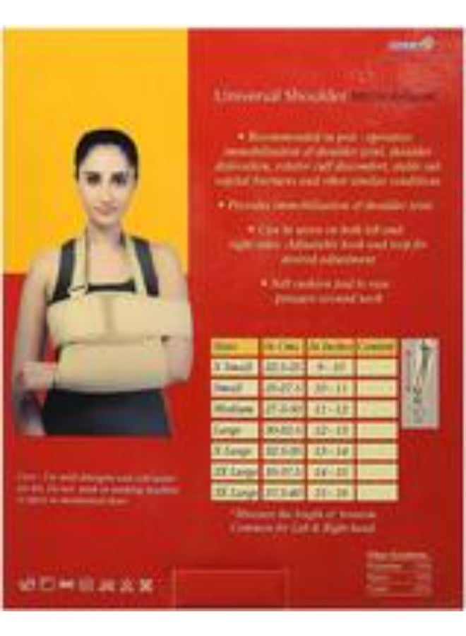 حزام تثبيت الكتف مقاس صغير | دعامة كتف وحامل ذراع قابل للتعديل لدعم التعافي من الإصابات - Image 4