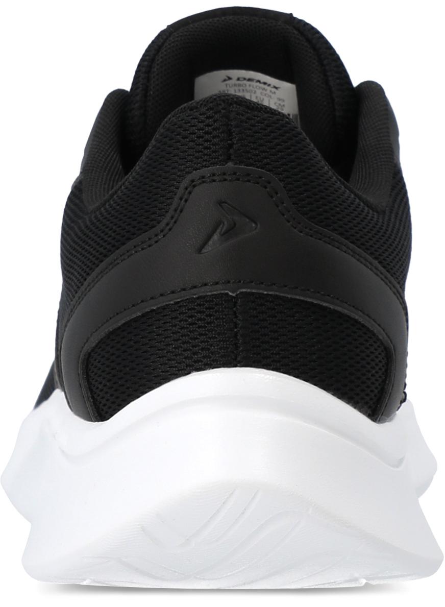 Demix Turbo Sport Men's Running Sport Shoes – Black Lightweight Sneakers with Breathable Upper, TurboFlow Cushioning and Durable Outsole image 4