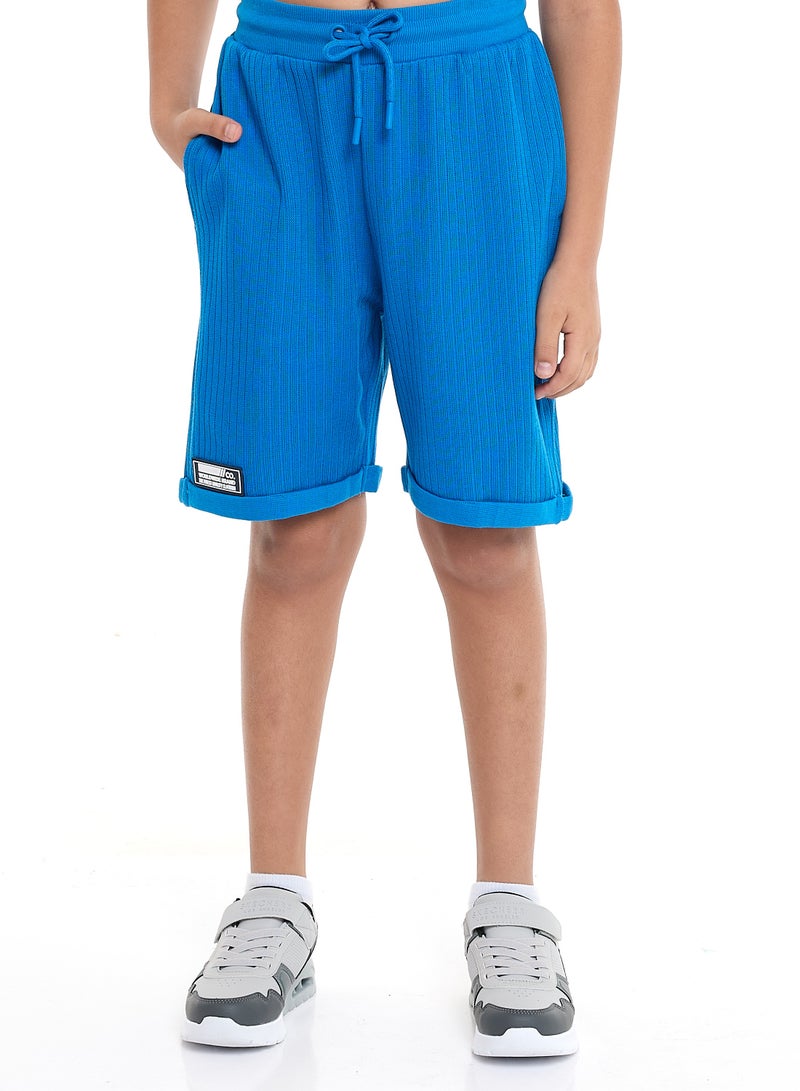 فكتور اند جين طقم جاكار للأولاد من فيكتور وجين - زي أزرق مكون من قطعتين مع تفاصيل الملصق - Image 4