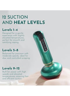 Ru syanl Anti Cellulite Massager - Handheld Electric Anti-Cellulite Cavitation Contouring Body Sculpting Machine - Rechargeable Cordless Fat Vacuum Suction Remover Shaping Massage Device  - Image 3