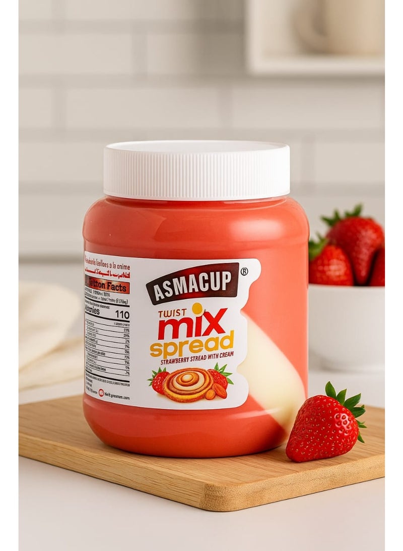 ASMACUP Mix Strawberry & Cream Spread — 350 g - Image 3