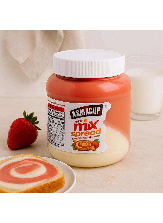 ASMACUP Mix Strawberry & Cream Spread — 350 g - Image 4