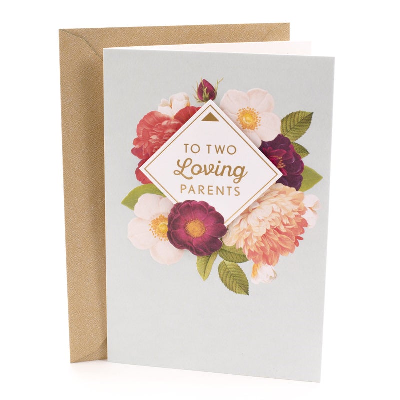 Hallmark Anniversary Greeting Card for Parents (Grateful For You Both) - Image 1