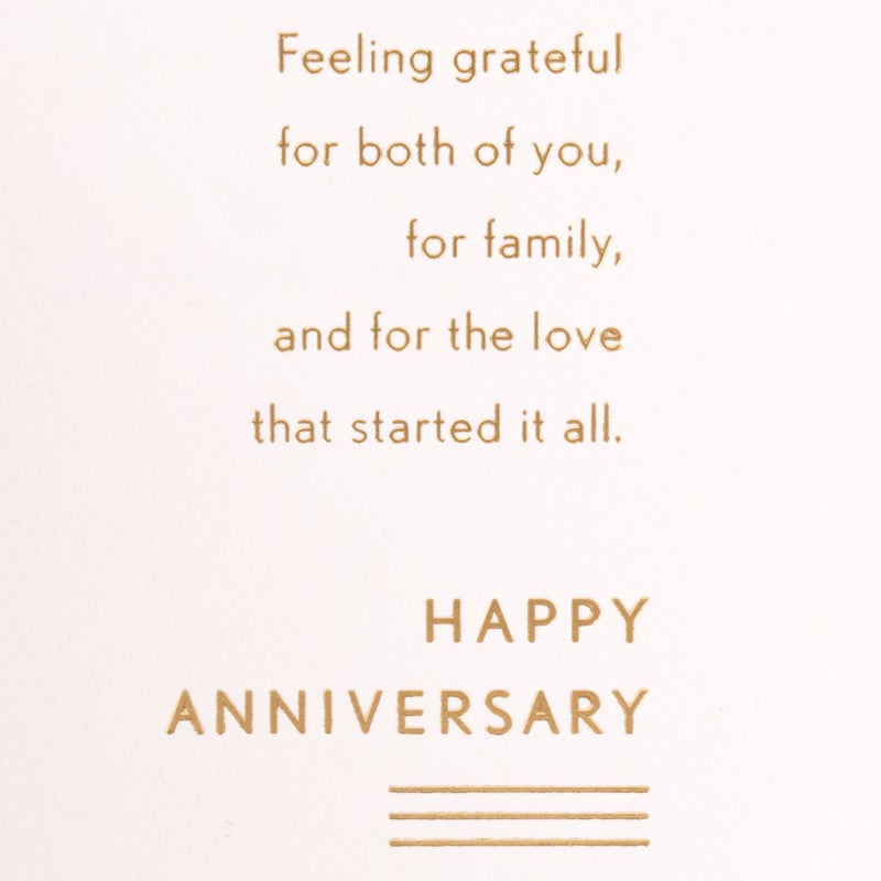 Hallmark Anniversary Greeting Card for Parents (Grateful For You Both) - Image 3