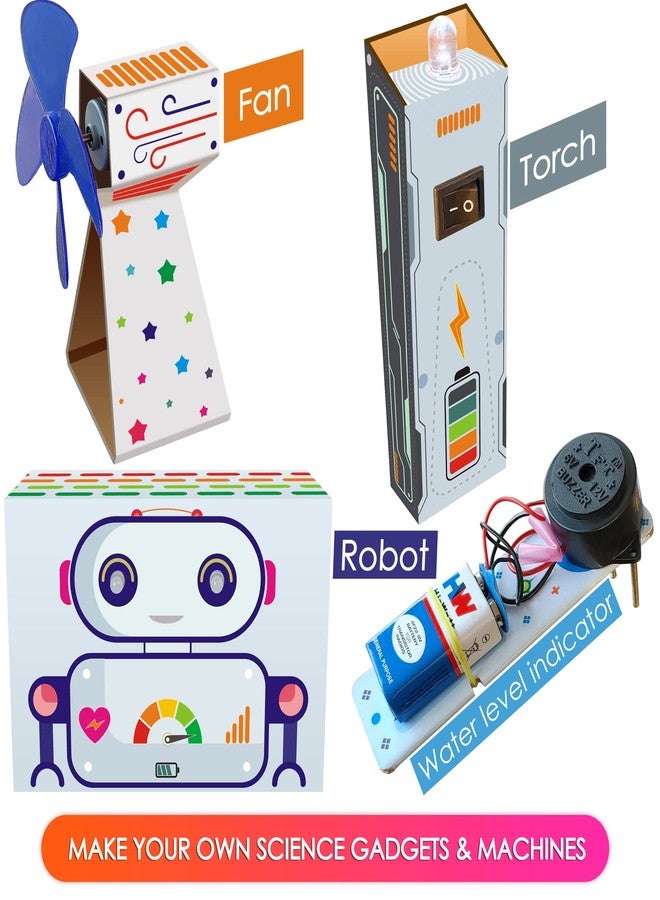 Kit4Curious 140 Experiments Science Projects DIY Gadgets Toy Educational Learning Kit - 140 Items in 1 Kit - Solar Energy, Steam Activities, Smart Gift for Boys & Girls - Image 3