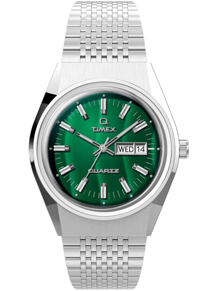 TIMEX ساعة تيمكس للرجال بتقنية الكوارتز التناظرية مع حزام من الفولاذ المقاوم للصدأ TW2U95400 - Image 2