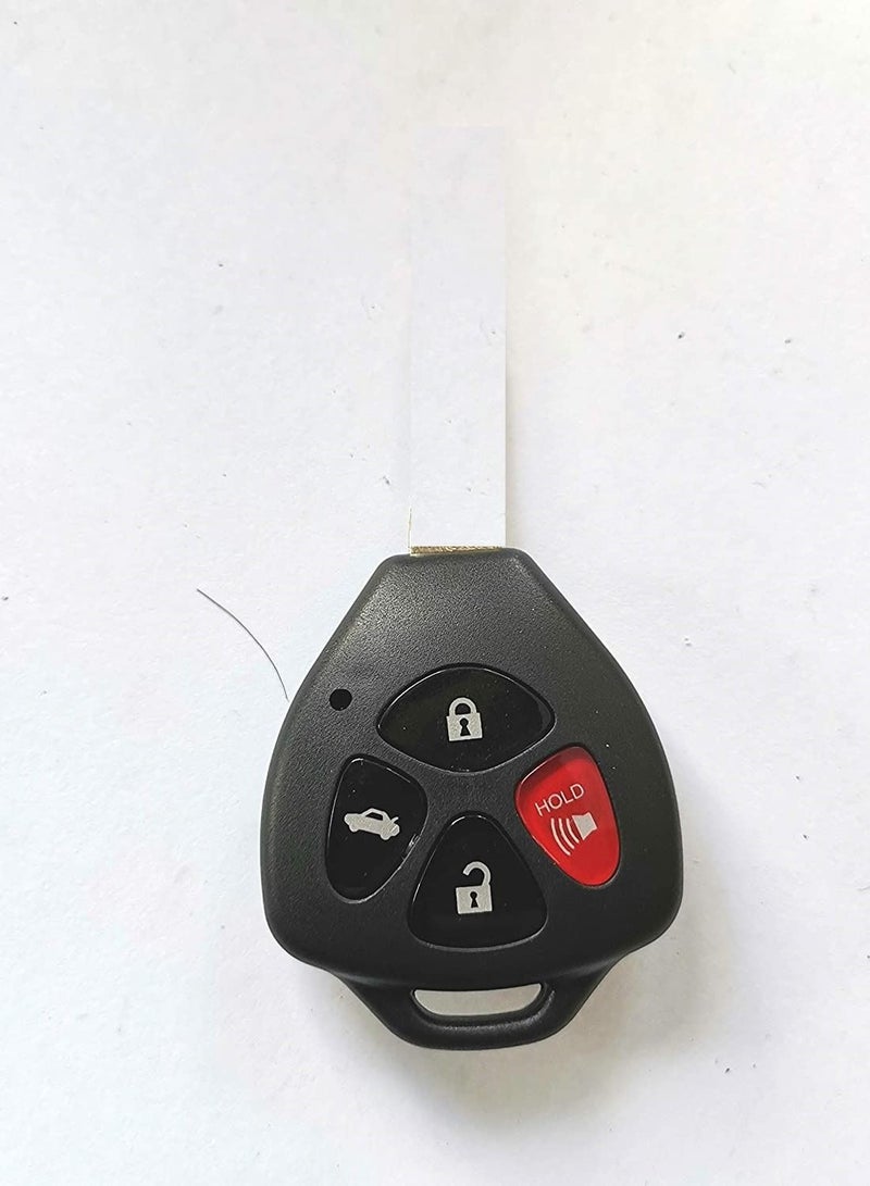 althiqahkey Toyota Key Cover 4 Button Auto Replacement. You Don't Need to Cut the Blzse Other Models Also Available.  - Image 1
