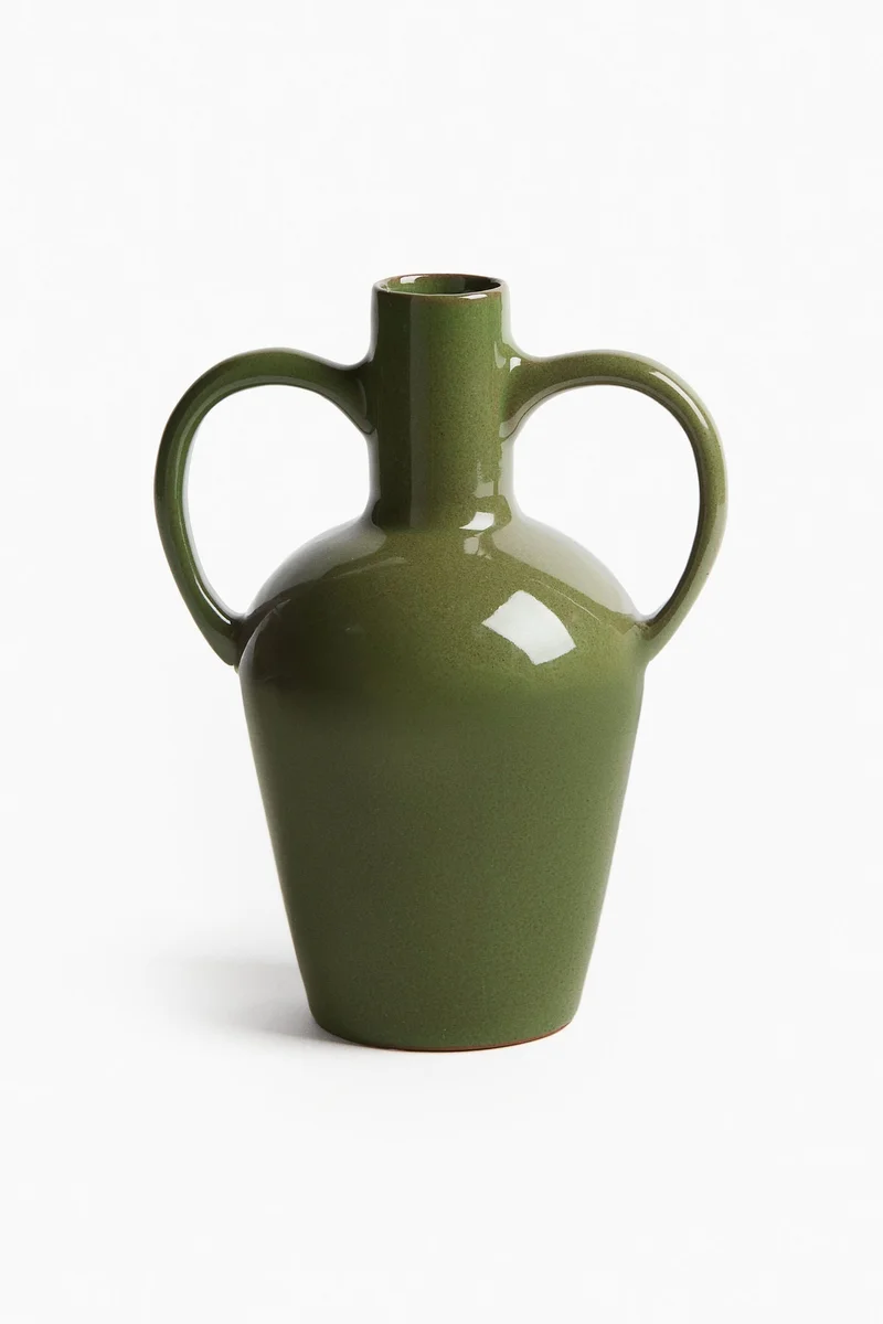 H&M Terracotta vase