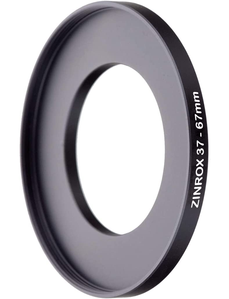 ZINROX 37-67mm Step Up Lens Filter Adapter Ring, Set of 1 Piece - Size : 37mm to 67mm Stepping Ring - Image 4