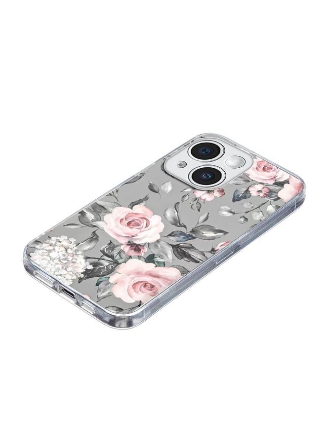 اس-توب جراب لهاتف iPhone 15 Plus بنمط رسم ملون من مادة TPU - Image 5