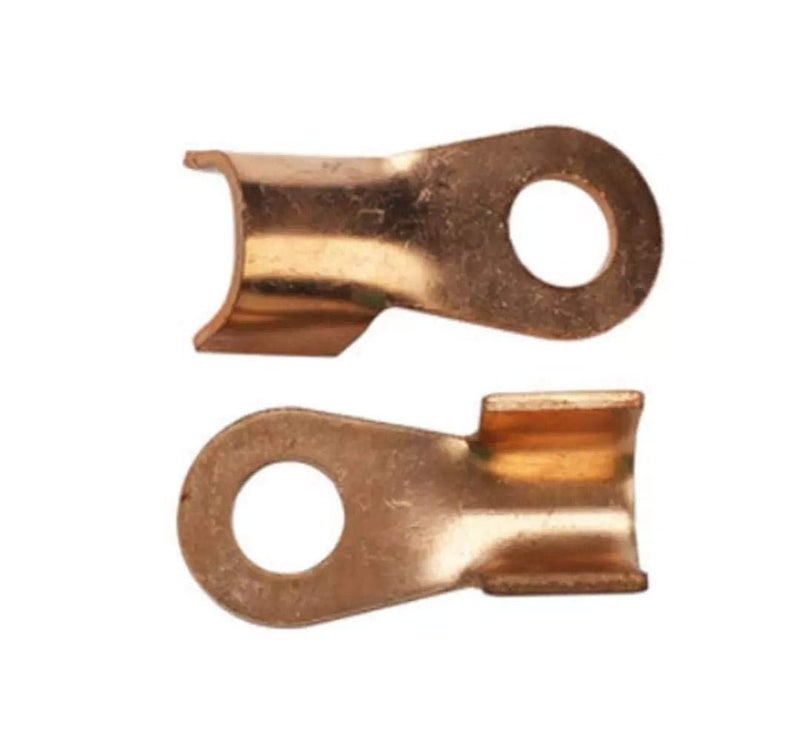 AUTO-EX 5Pcs 100A Open Barrel Copper Ring Lug Terminals Wire Crimp Connector Battery Wire Welding Cable Terminals Cable Connector - Image 3