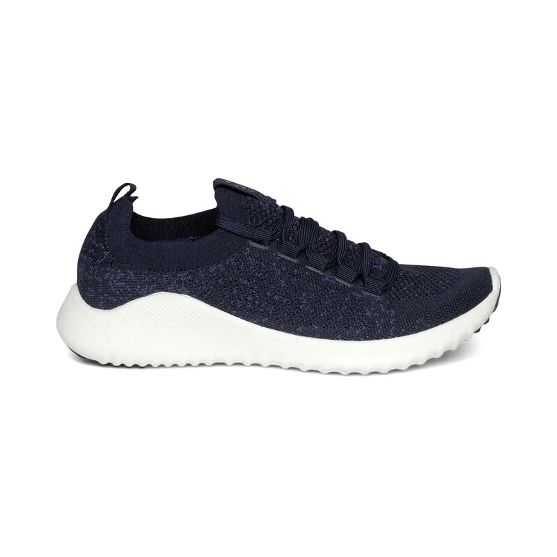 aetrex Carly Arch Support Sneakers Navy