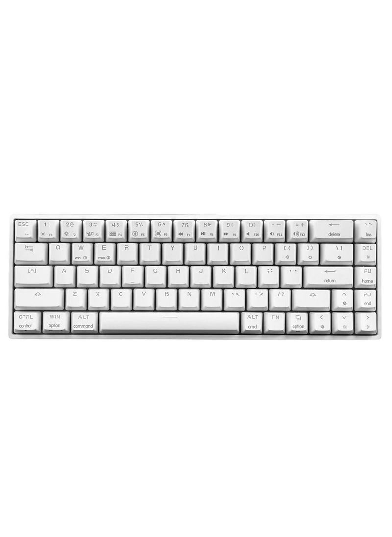 EPOMAKER - SKYLOONG SK68 Mechanical Gaming Keyboard – Gateron Optical Yellow Switch (White) - Image 1