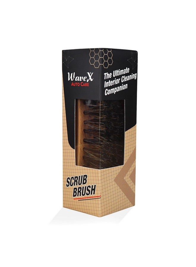 Wavex Car Cleaning Brush | Works Dry and Wet with Car Interior Cleaner Liquid, Car Seat Cleaner | Also Acts as Interior Car Duster - Image 2