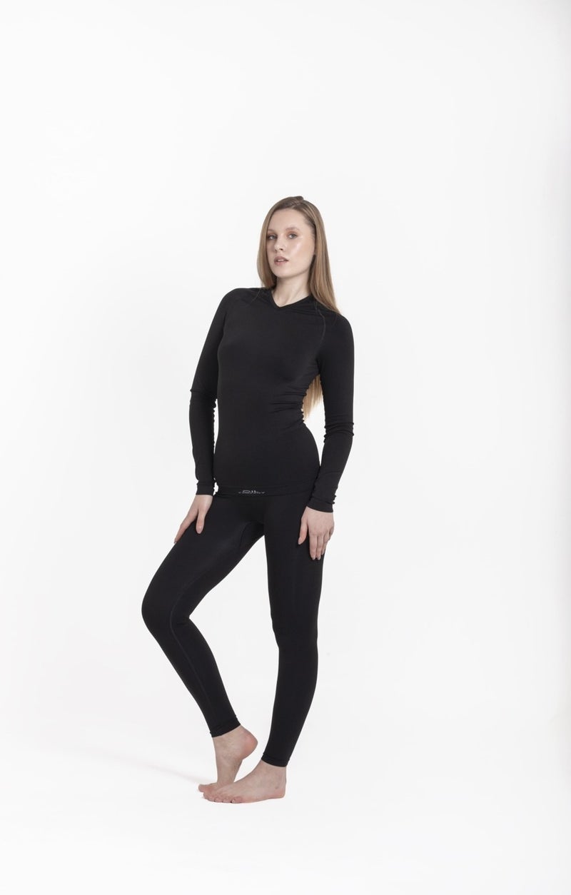 Oil Company Thermal Underwear Top Long Sleeve V Neck Unisex PP Seamless Level II OCP006  - Image 3