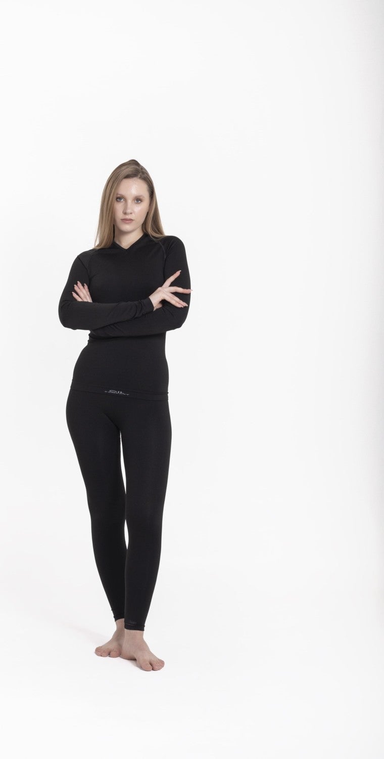 Oil Company Thermal Underwear Top Long Sleeve V Neck Unisex PP Seamless Level II OCP006  - Image 2