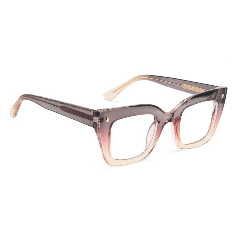 PERKEY Store PERKEY Bold Collection | Blu Cut & Antiglare Computer Eyeglasses | Full Rim Square Shape | For Women | Small | OPTL0016 - Image 1