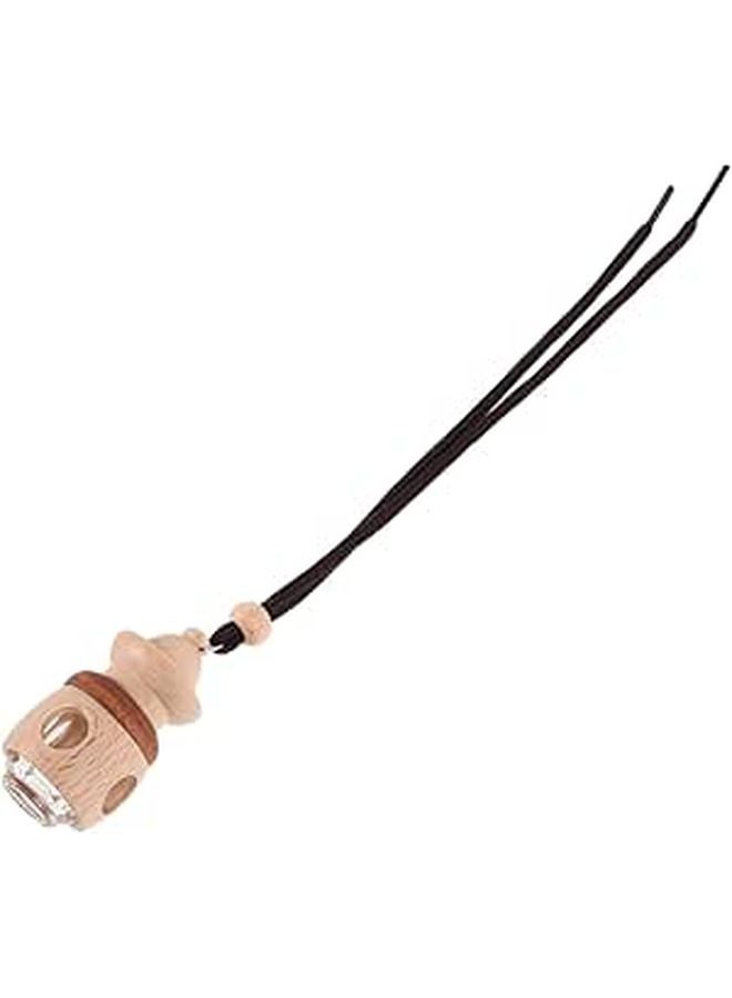 Wooden Car Air Freshener Essential Oil Diffuser Hanging Decor Aromatherapy Accessory - Image 1