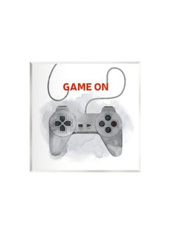 Stupell Industries Game On Gamer Joystick Controller Wall Plaque Art, Design By Grace Popp  - Image 1