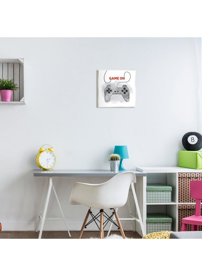 Stupell Industries - Game On Gamer Joystick Controller Wall Plaque Art, Design By Grace Popp - Image 1