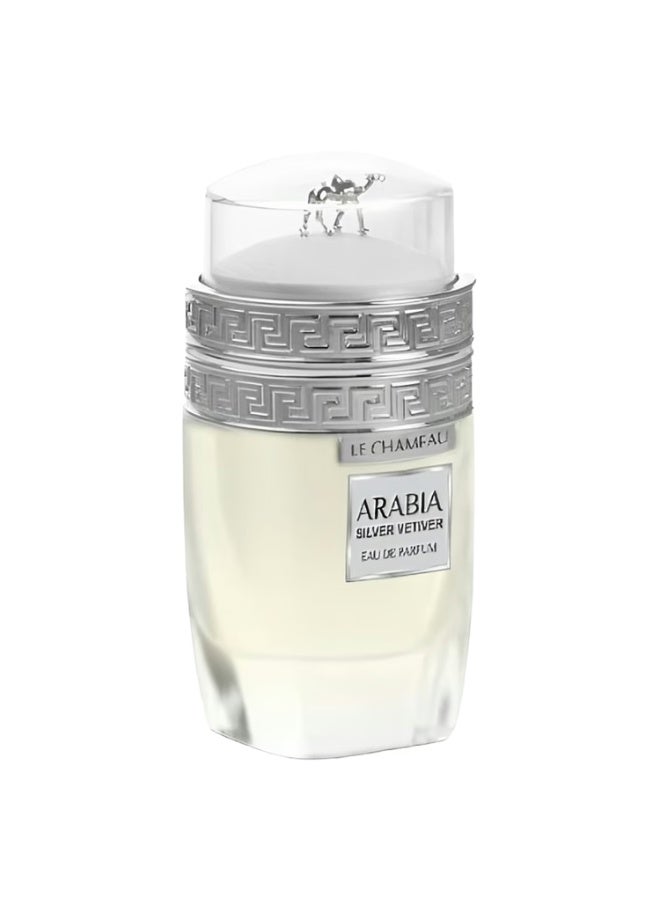 LE CHAMEAU Arabia Silver Vetiver For MEN EDP 100ml - Image 3