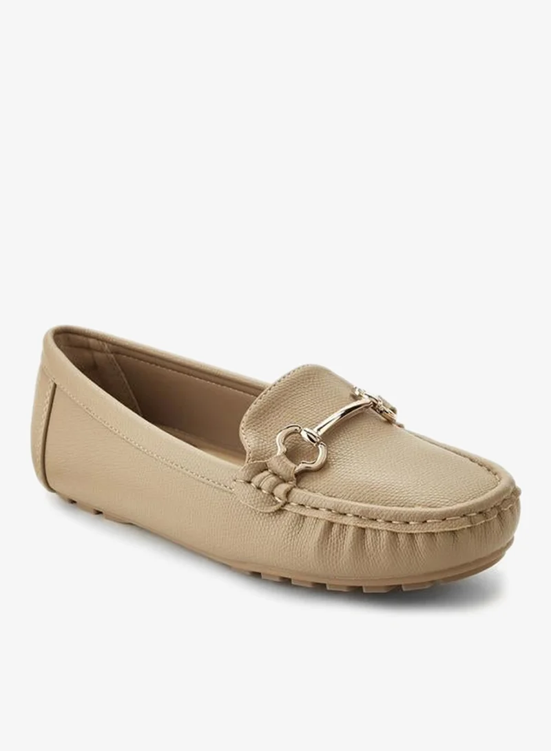 لو كونفورت Loafer With Mettalic Trim