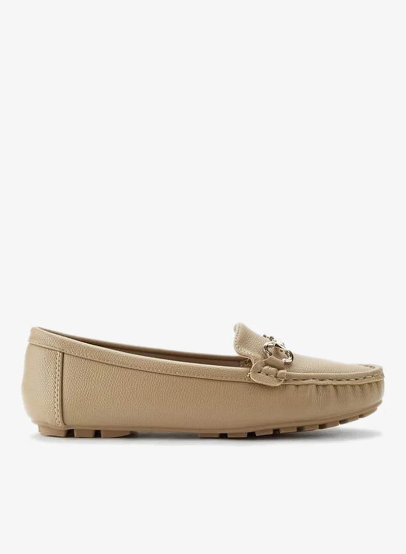 لو كونفورت Loafer With Mettalic Trim
