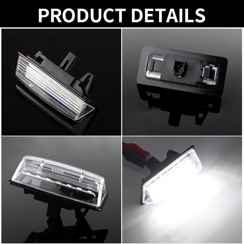 Vuzmode 2pcs LED License Plate Light for Nissan and Infiniti - Image 5