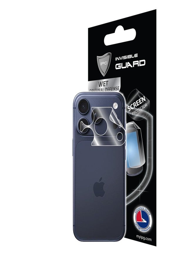 IPG for iPhone 17 Pro, Camera Back Hydrogel Protector (2 Units) Invisible Touch Screen Sensitive Ultra HD Clear Film Anti Scratch Skin Guard - Smooth/Self-Healing/Bubble -Free for iPh17ProCam - Image 1