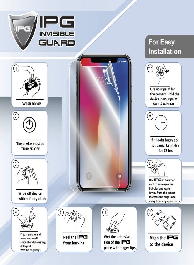 IPG for iPhone 17 Pro, Camera Back Hydrogel Protector (2 Units) Invisible Touch Screen Sensitive Ultra HD Clear Film Anti Scratch Skin Guard - Smooth/Self-Healing/Bubble -Free for iPh17ProCam - Image 5