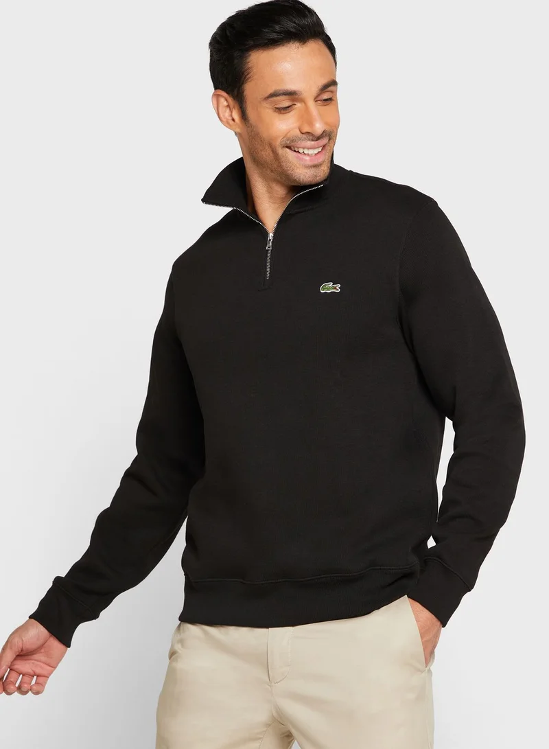 LACOSTE Half Split Sweatshirt