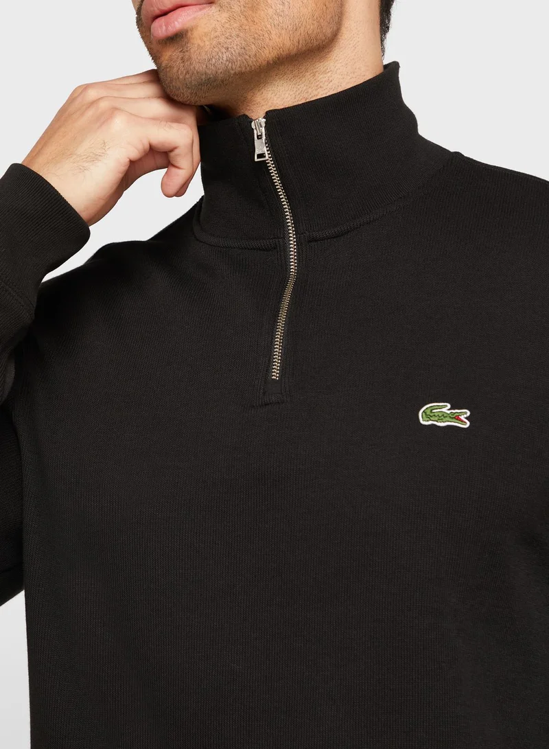 LACOSTE Half Split Sweatshirt